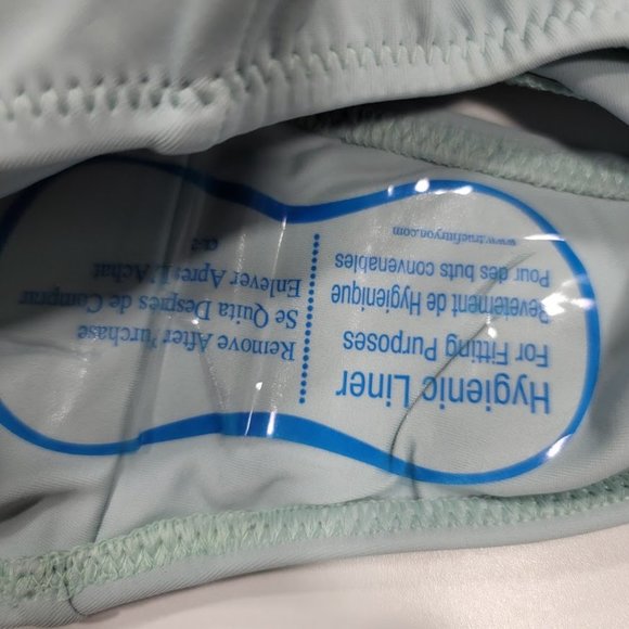 Solid & Striped The Kelsey Cutout One Piece Swimsuit in Pastel Blue Size XS - Picture 14 of 14